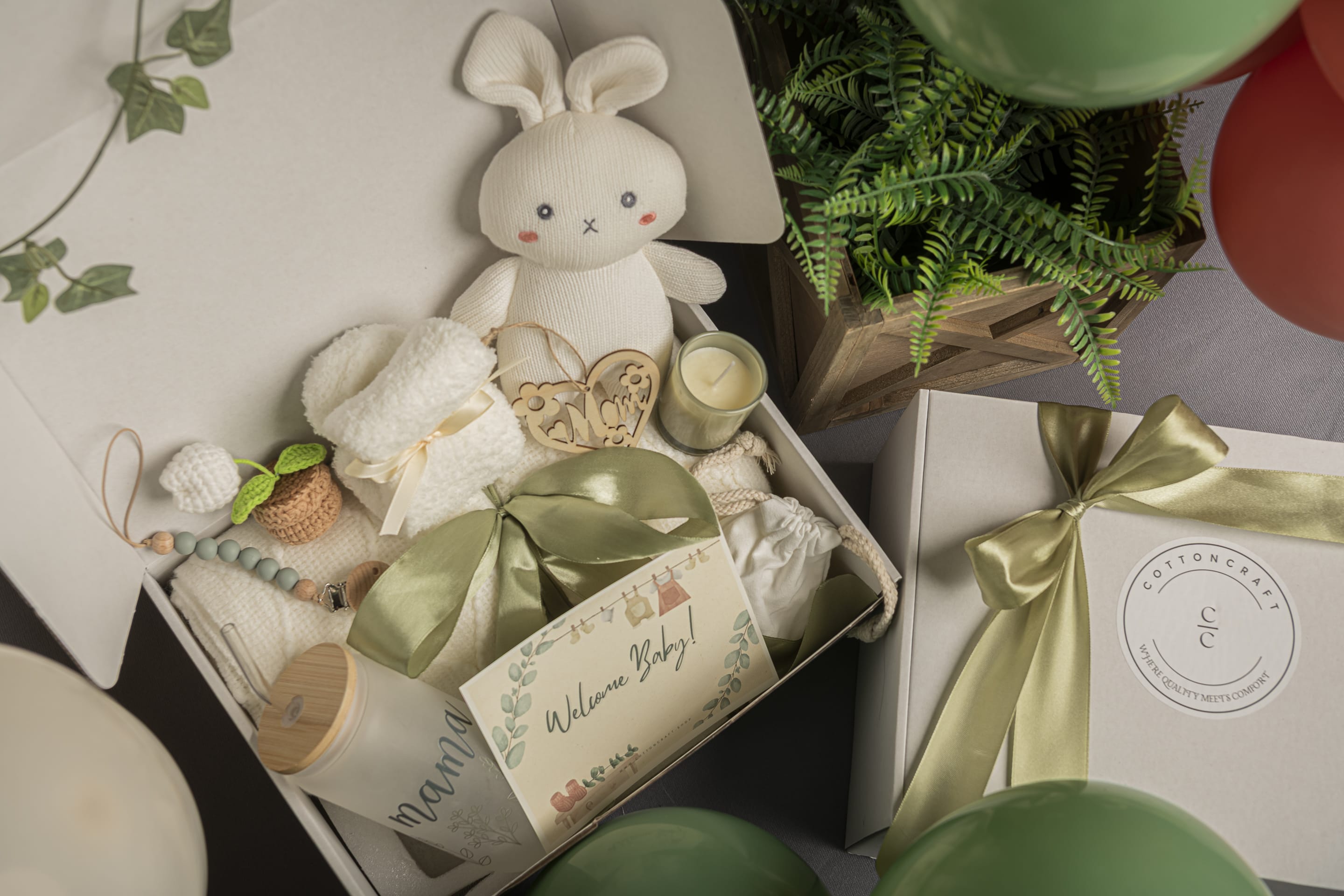 Cotton Craft Mom Gift Bundle The New Mom Comfort & Care Gift Bundle Personalized and custom baby gifts