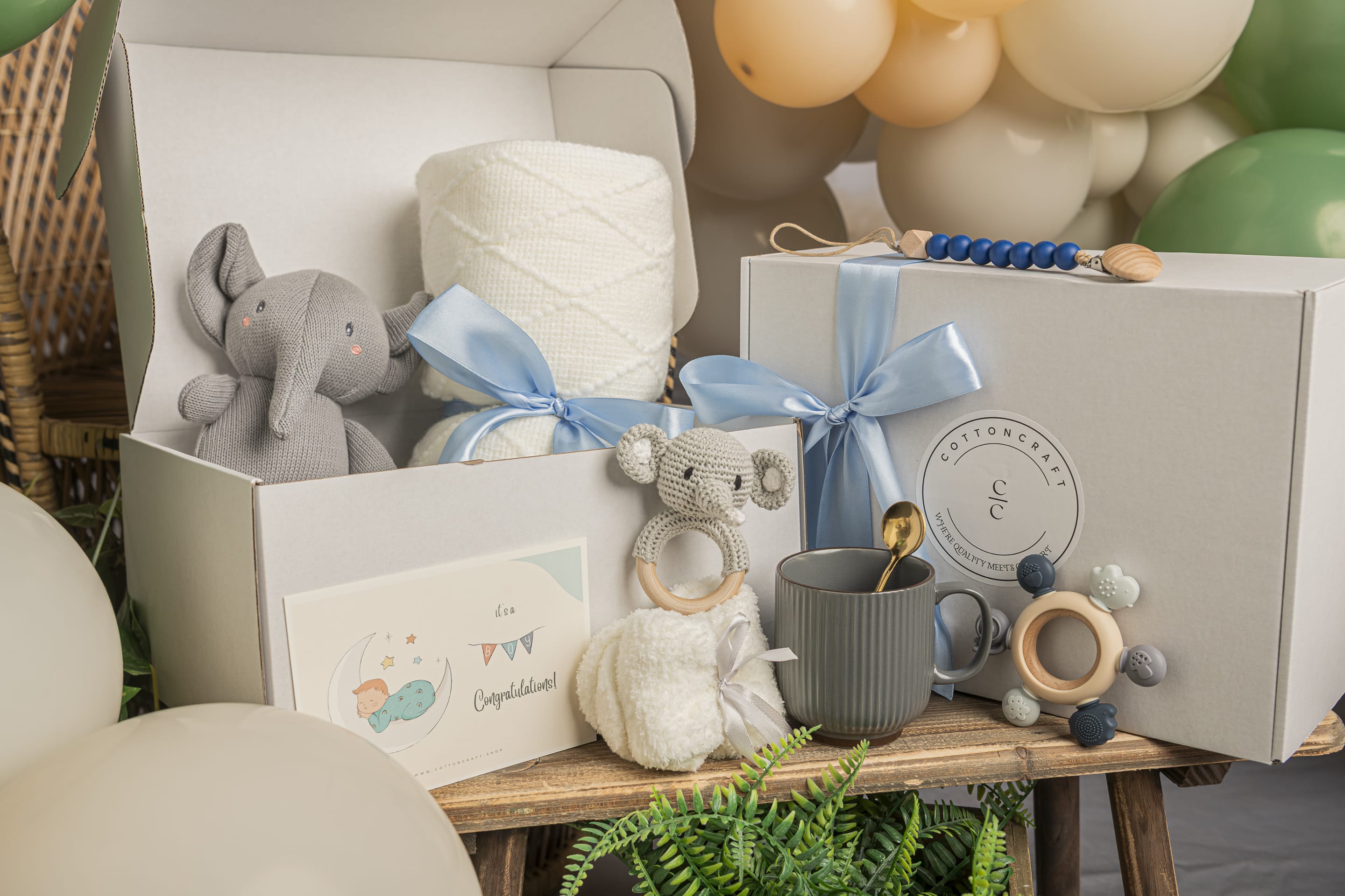 Cotton Craft Mom Gift Bundle The New Mom Comfort & Care Gift Bundle Personalized and custom baby gifts