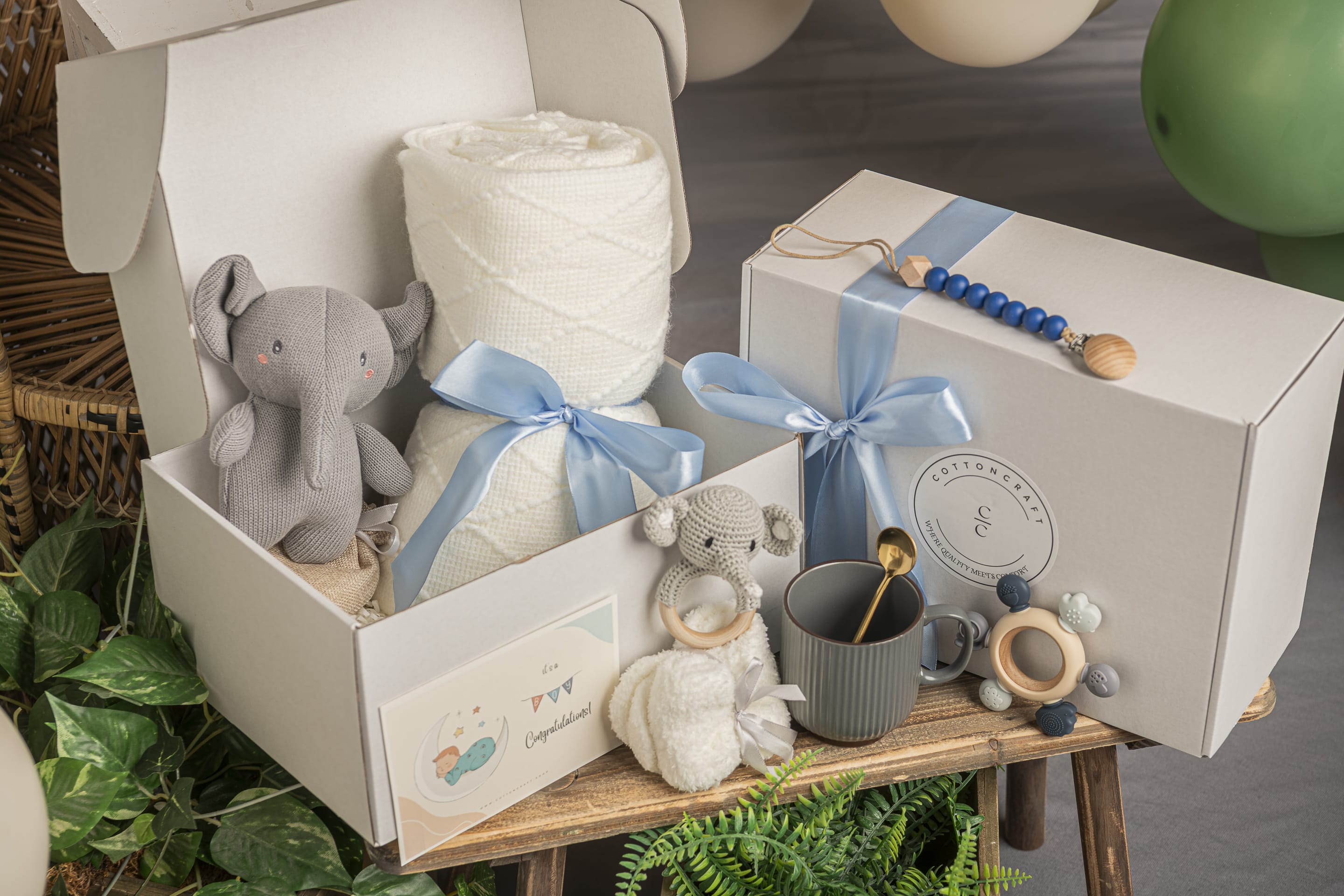 Cotton Craft Mom Gift Bundle The New Mom Comfort & Care Gift Bundle Personalized and custom baby gifts