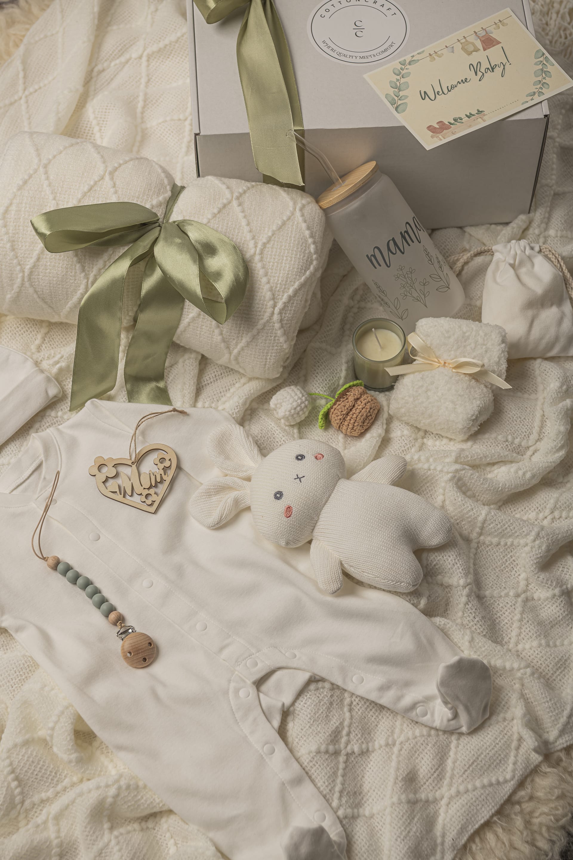 Cotton Craft Mom Gift Bundle The New Mom Comfort & Care Gift Bundle Personalized and custom baby gifts
