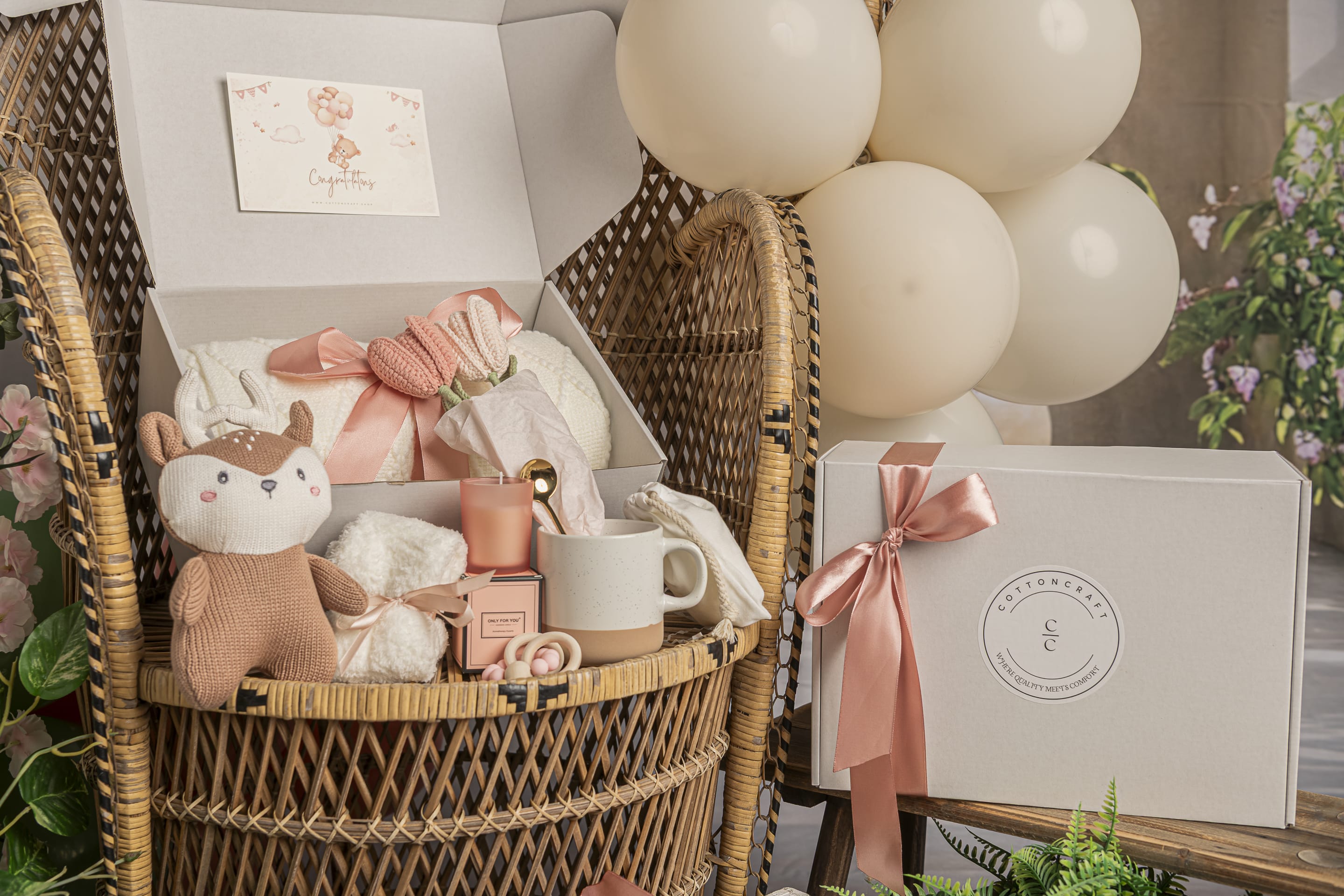 Cotton Craft Mom Gift Bundle The New Mom Comfort & Care Gift Bundle Personalized and custom baby gifts