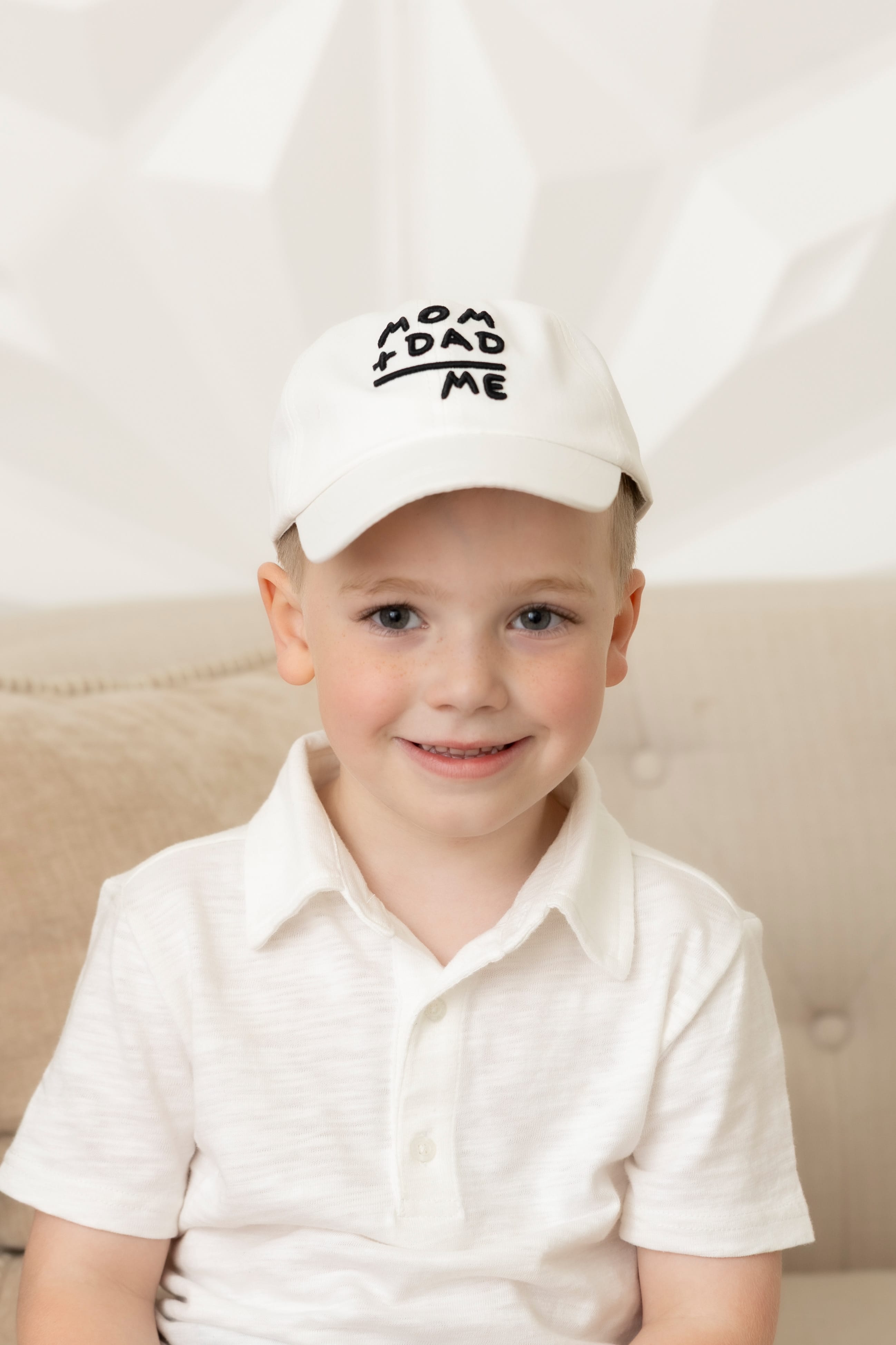 Cotton Craft Baby Cap Mom + Dad = Me Baby Cap – Soft Cotton Adjustable Cap | Up to 1 Year Personalized and custom baby gifts