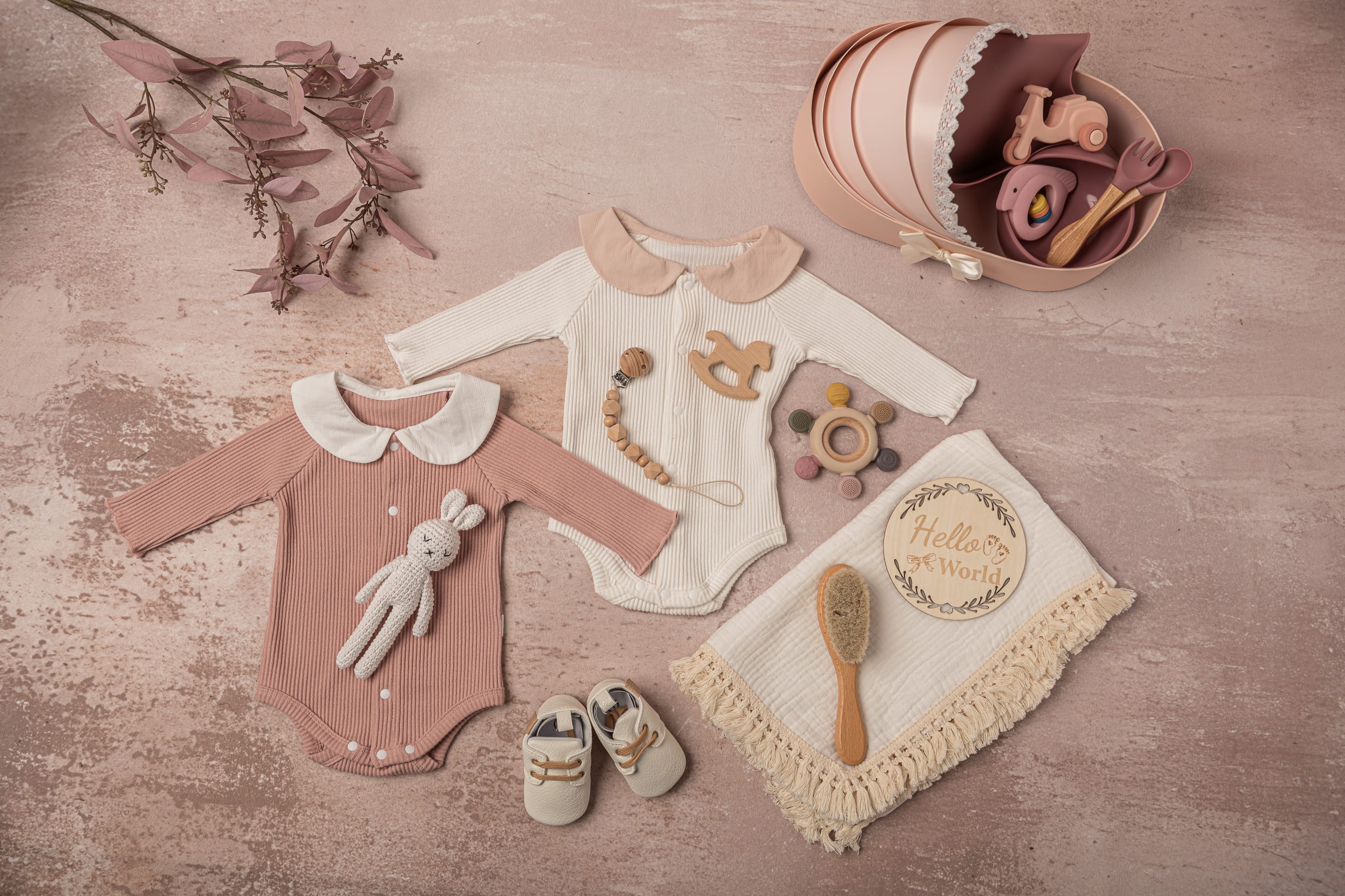 Cotton Craft Baby Gift Box Signature Ultra Luxe Baby Basket Personalized and custom baby gifts