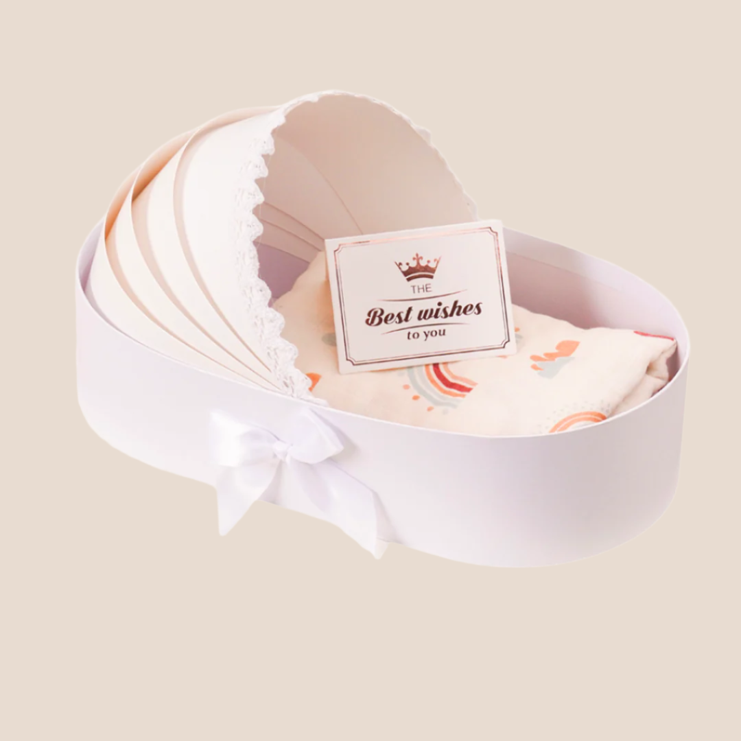 Luxe Cradle Baby Gift Basket