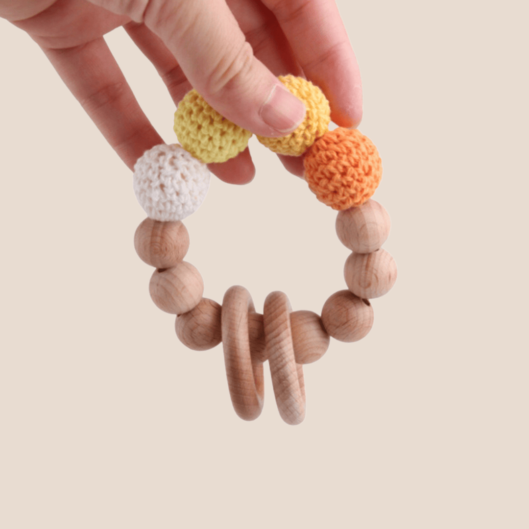 Cotton Craft Natural baby teether Handcrafted Teething Toy Personalized and custom baby gifts