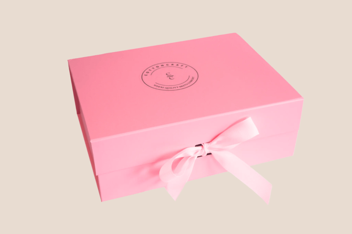 Cotton Craft baby gift box Chic Magnetic Baby Gift Boxes Personalized and custom baby gifts