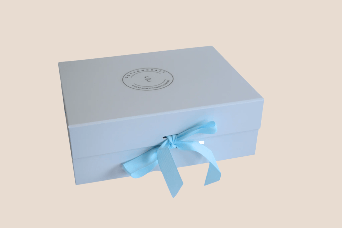 Cotton Craft baby gift box Chic Magnetic Baby Gift Boxes Personalized and custom baby gifts