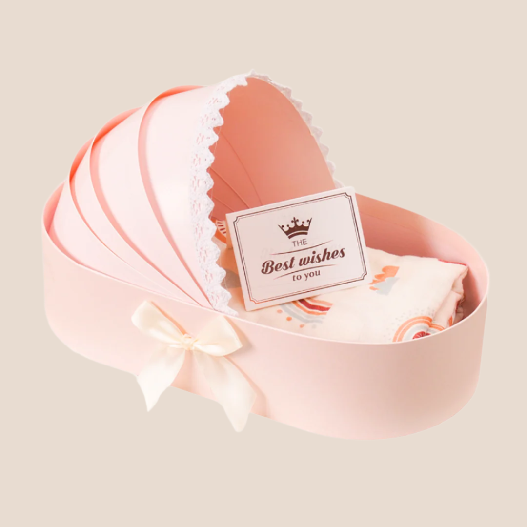 Luxe Cradle Baby Gift Basket