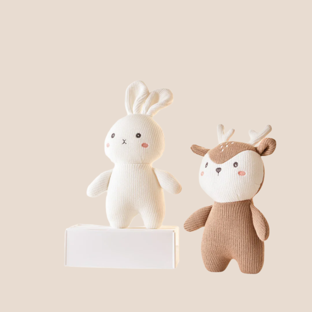 Cotton Snuggle Buddy Rattle Toy