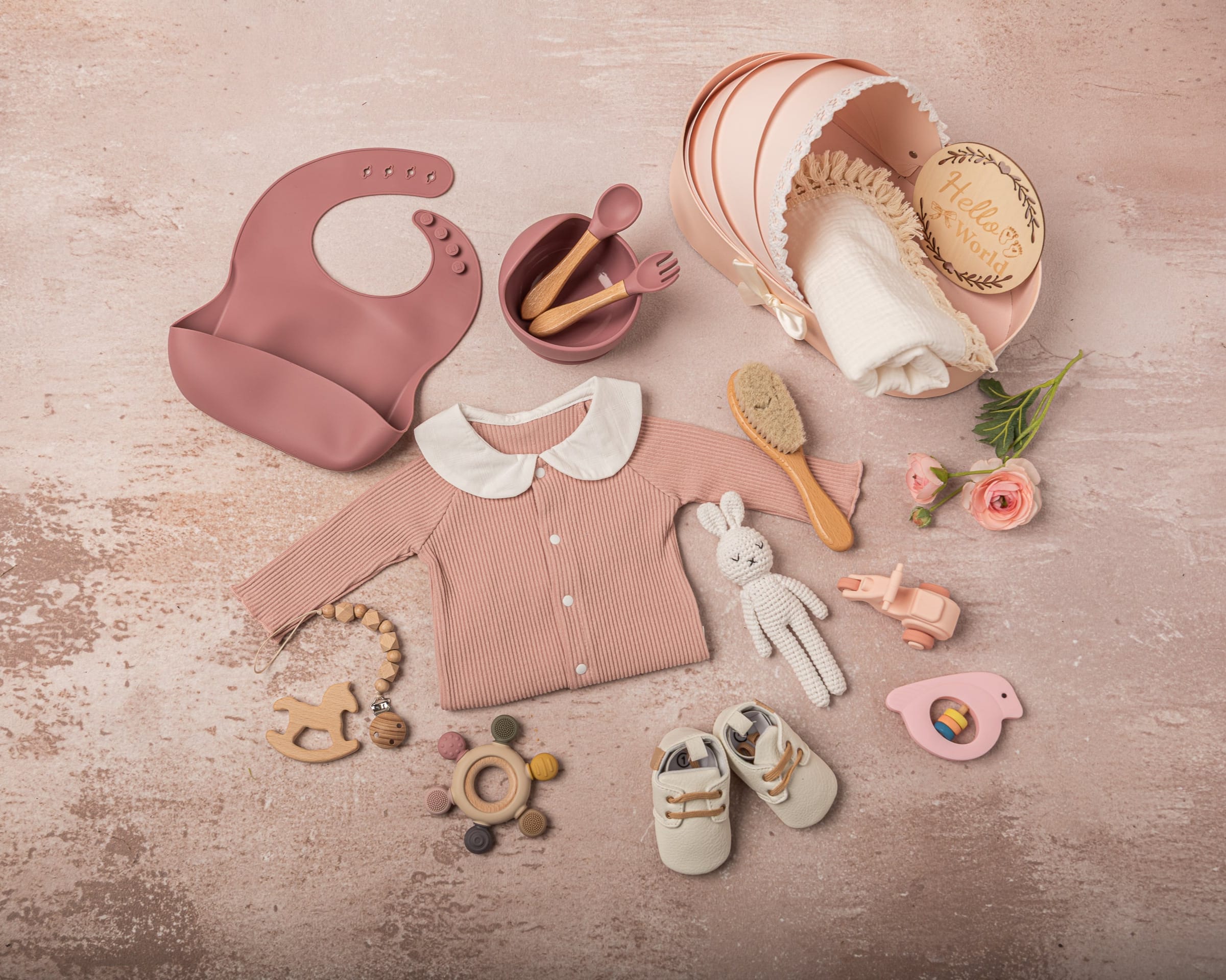 Cotton Craft Baby Gift Box Signature Ultra Luxe Baby Basket Personalized and custom baby gifts