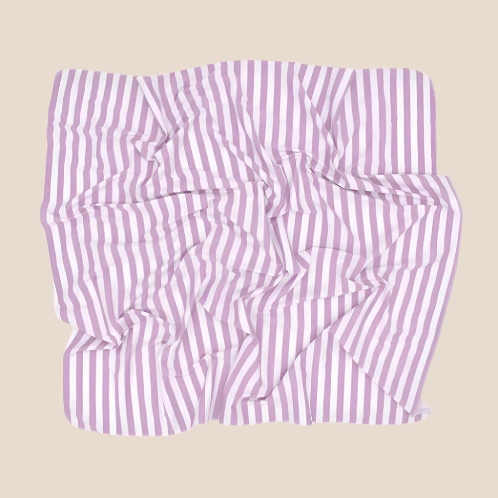 Striped Newborn Receiving Blanket & Cap Bundle