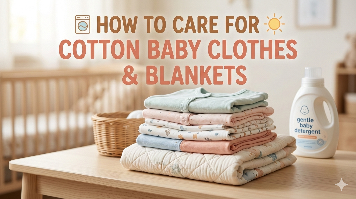 How to Care for Cotton Baby Clothes & Blankets