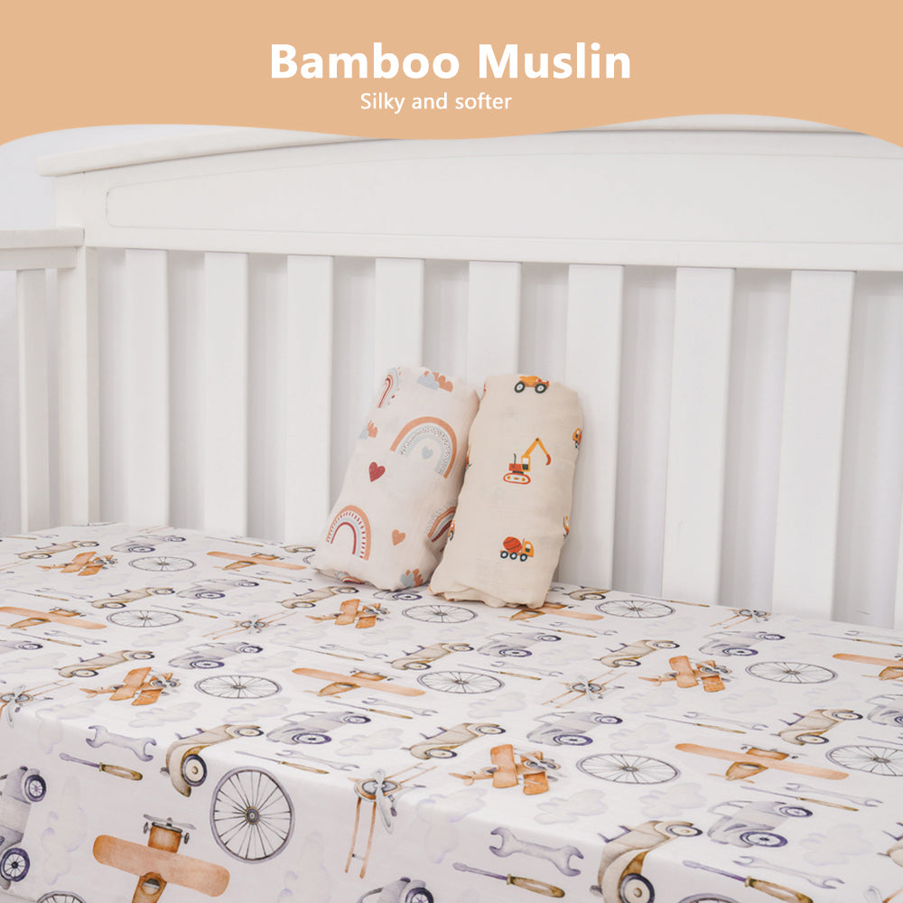 Bamboo Fitted Crib Sheets