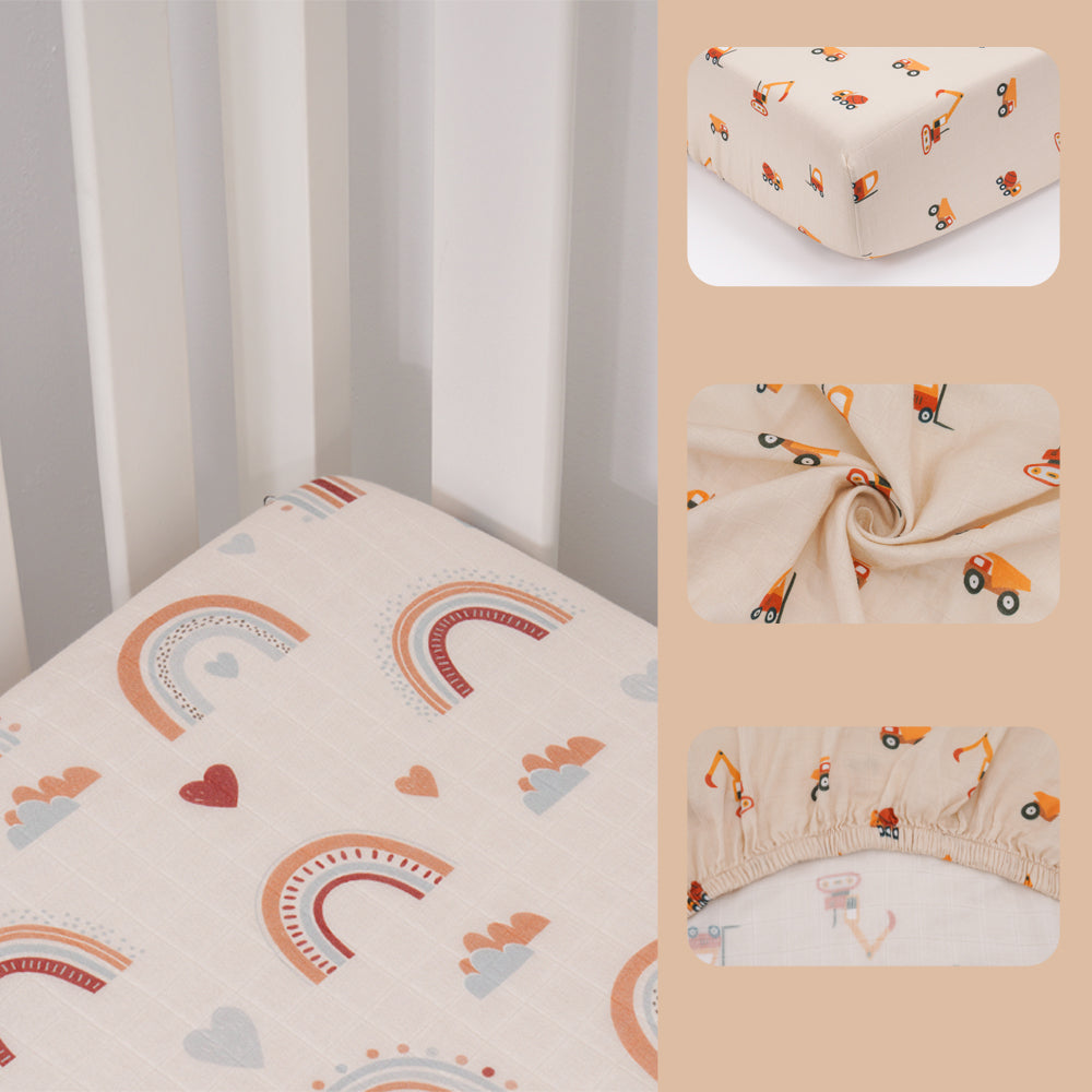 Bamboo Fitted Crib Sheets