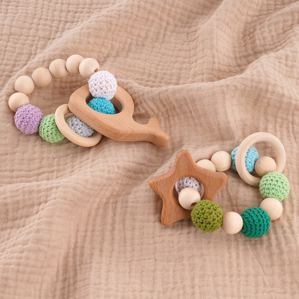 Knitted Baby Bracelet Toy