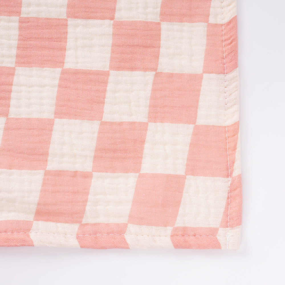 Checkered Cotton Baby swaddle Blanket