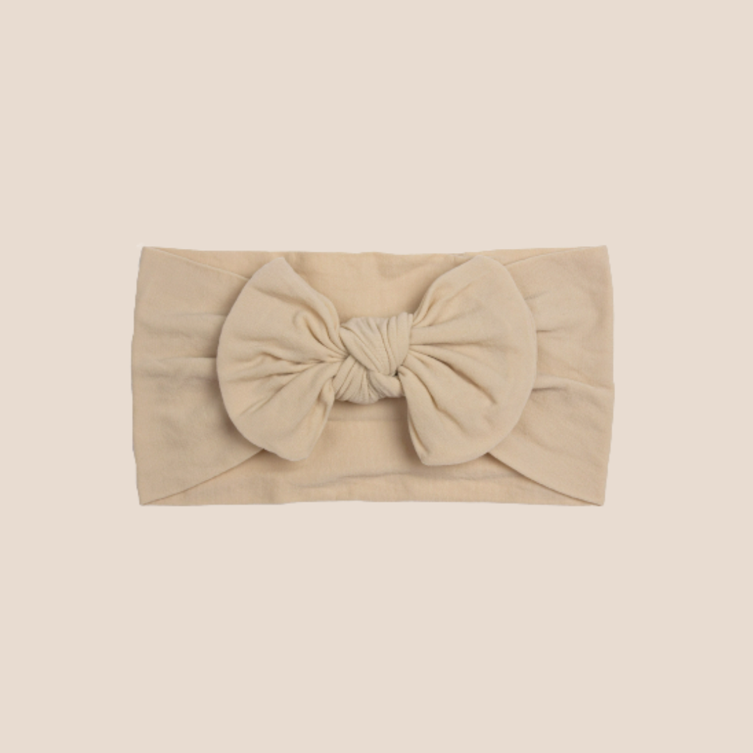 Knotted Bow Baby Headband