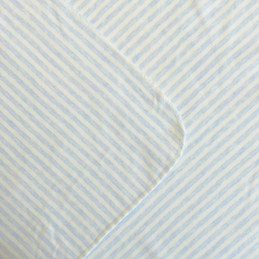 Striped Organic Cotton Baby Swaddle Blanket