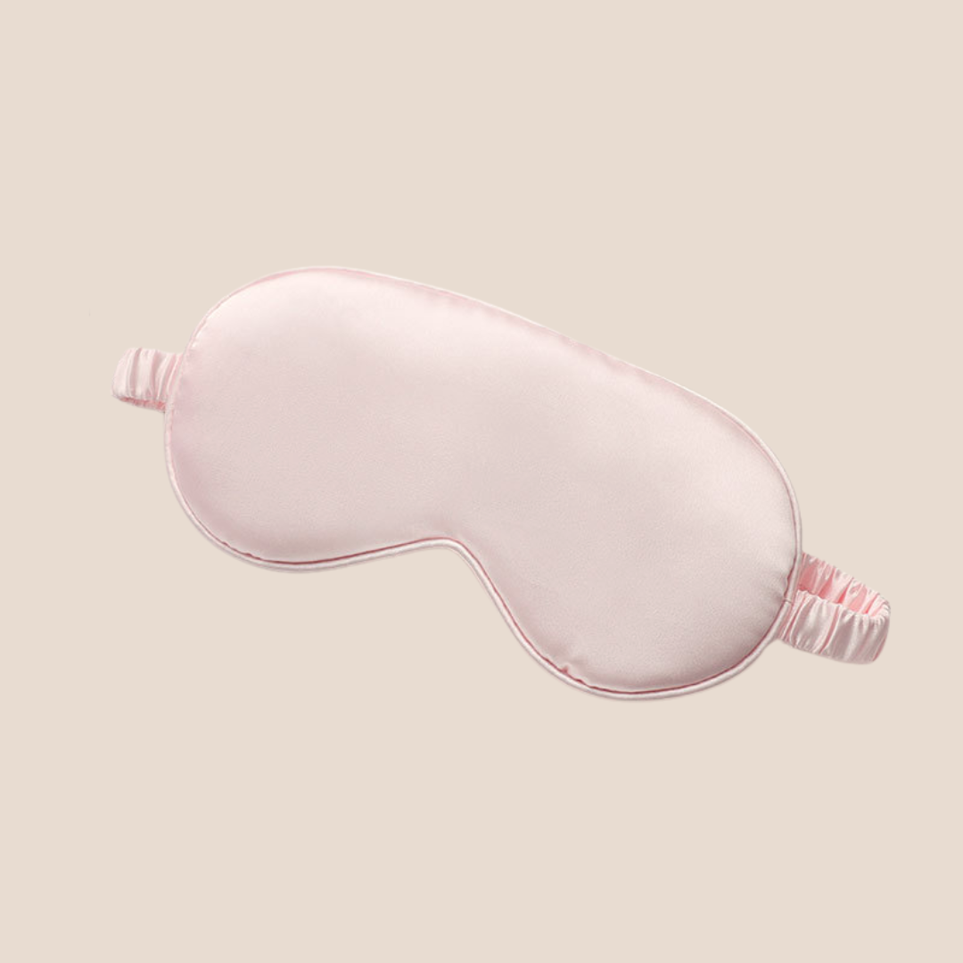postpartum self care satin sleep eye mask for new moms