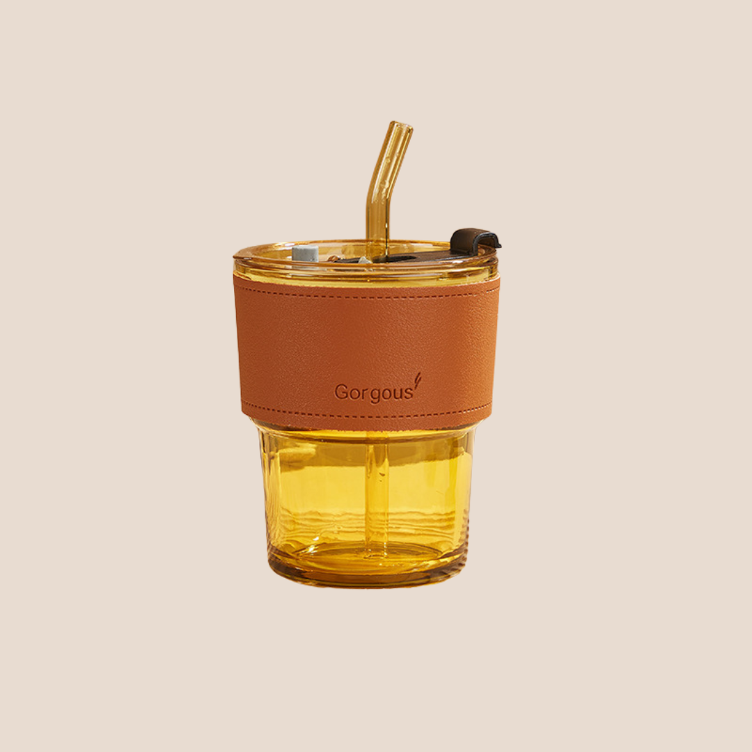 amber espresso glass for dad luxury coffee cup