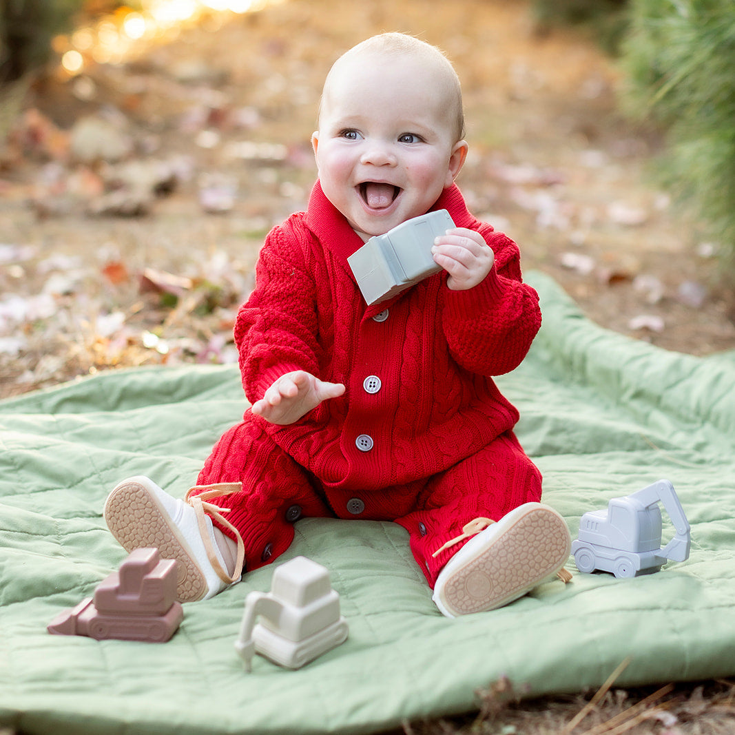 Silicone Construction Bath Toys Set | Fill & Splash Water Play Vehicles