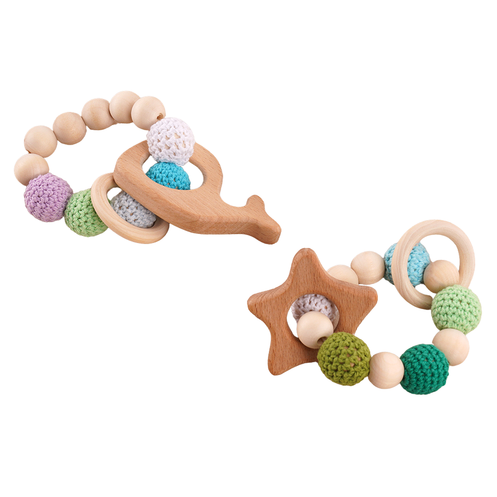 Knitted Baby Bracelet Toy