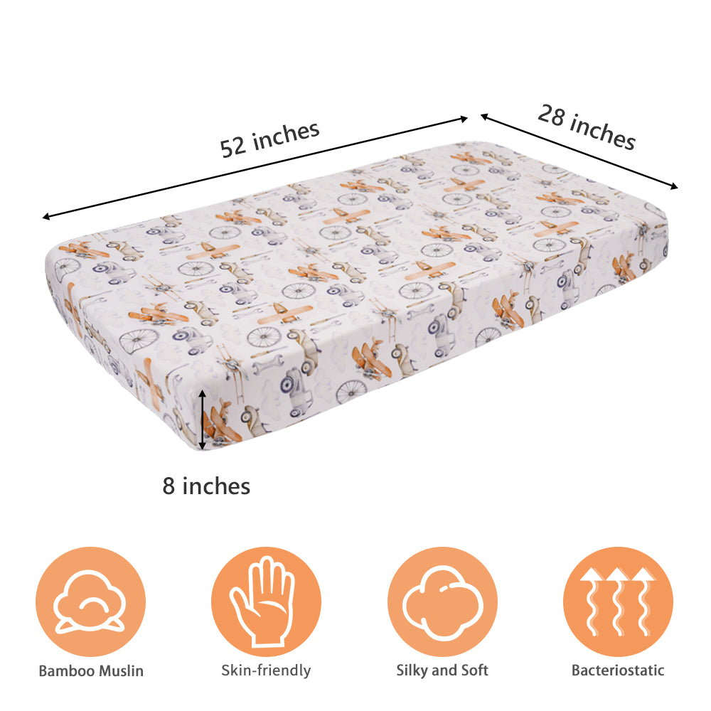 Bamboo Fitted Crib Sheets